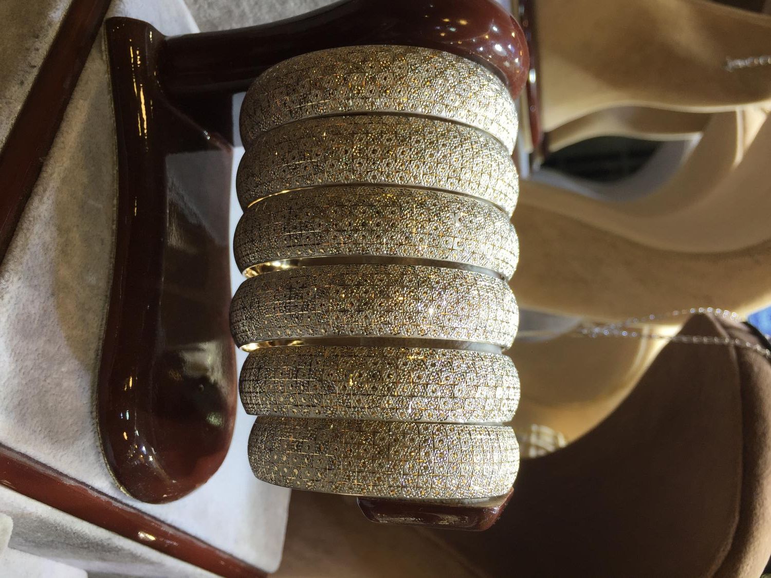 النگو نیم پهن مدل ایرانا سبک و جدید|جواهرات|کاشان, بازار کاشان|دیوار