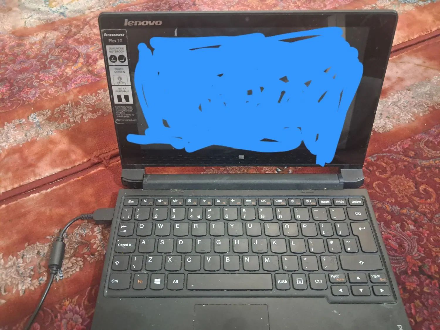 لپ تاپ نوتبوک لنوو فلکس لمسی lenovo flex 10|رایانه همراه|تهران, شوش (باغ آذری)|دیوار
