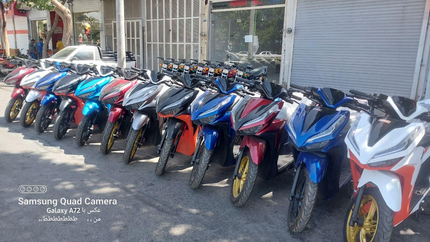 موتور طرح کلیک آوا ۱۵۰ صفر اقساط|موتورسیکلت|اصفهان, عسگریه|دیوار