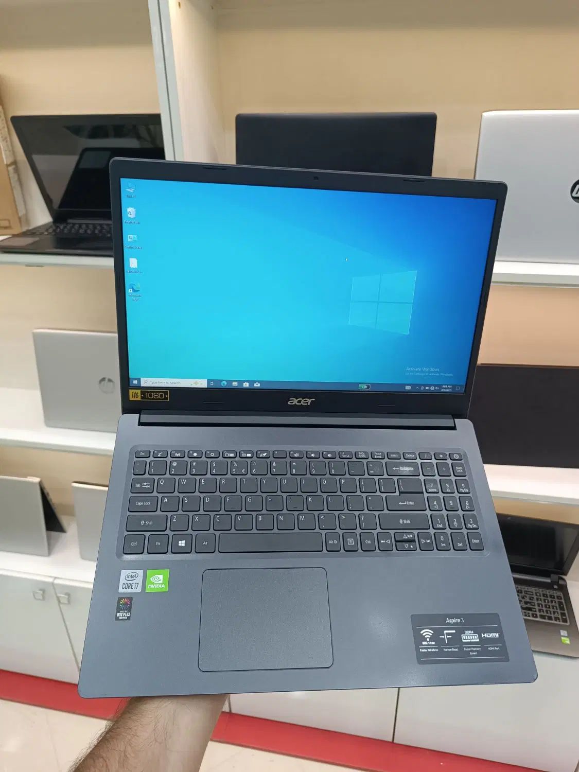 لپ تاپ طراحی i7 نسل 10هارد128 ssd+ یک تراگرافیکدار|رایانه همراه|مشهد, عامل|دیوار