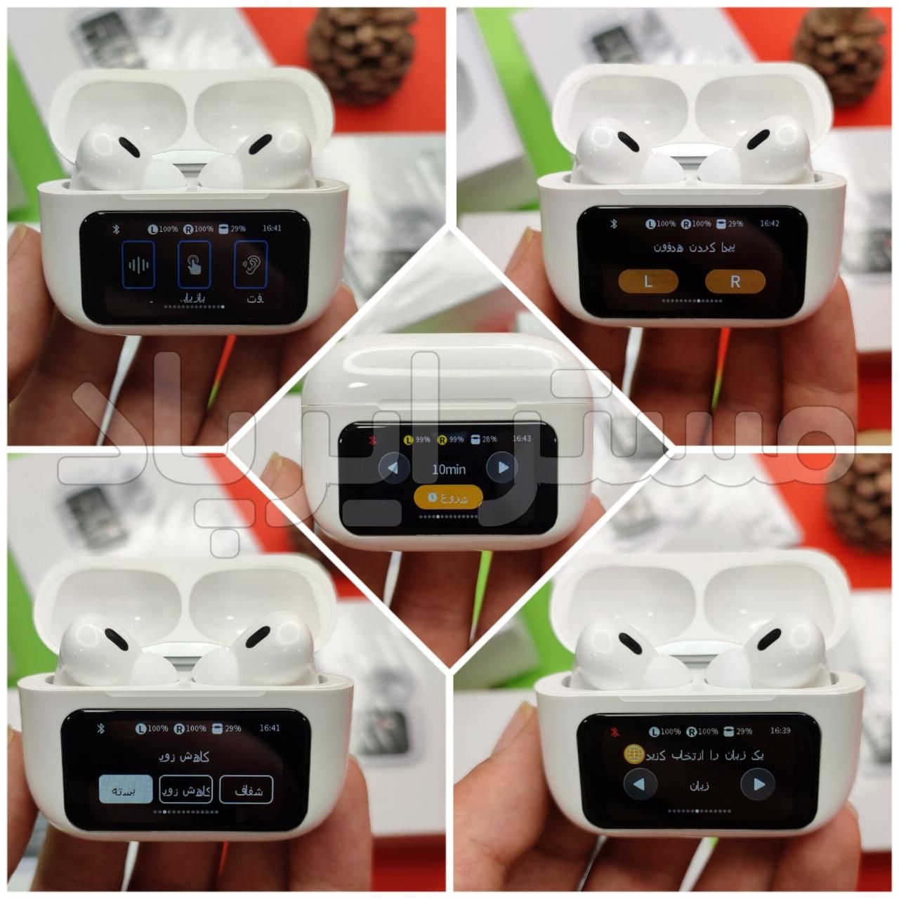 هندزفری بلوتوثی A9 Pro نمایشگر دار (پک اصلی)ایرپاد|لوازم جانبی موبایل و تبلت|قم, میرزائیه|دیوار