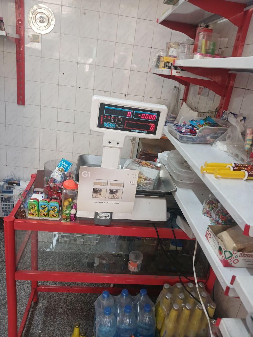 ترازوی دیجیتالی و قفسه ی سوپرمارکت کولر آبی|فروشگاه و مغازه|تبریز, |دیوار