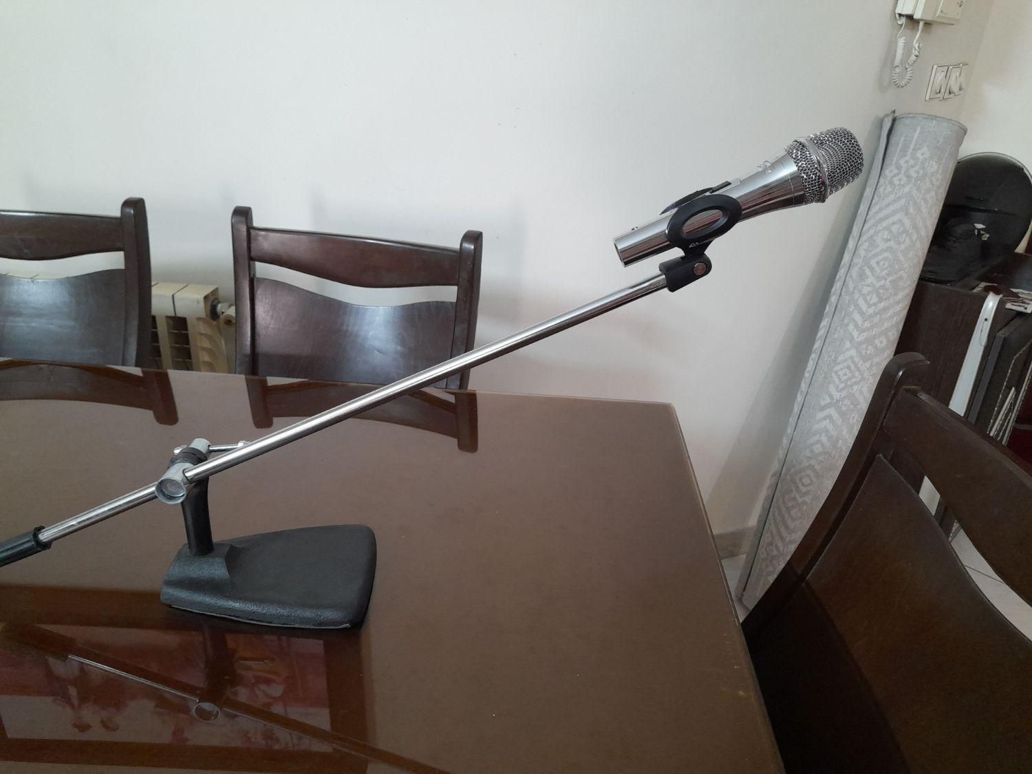 پایه میکروفن ایستاده نشسته کوتاه رومیزی تریبونی|سیستم صوتی خانگی|تهران, سازمان برنامه شمالی|دیوار