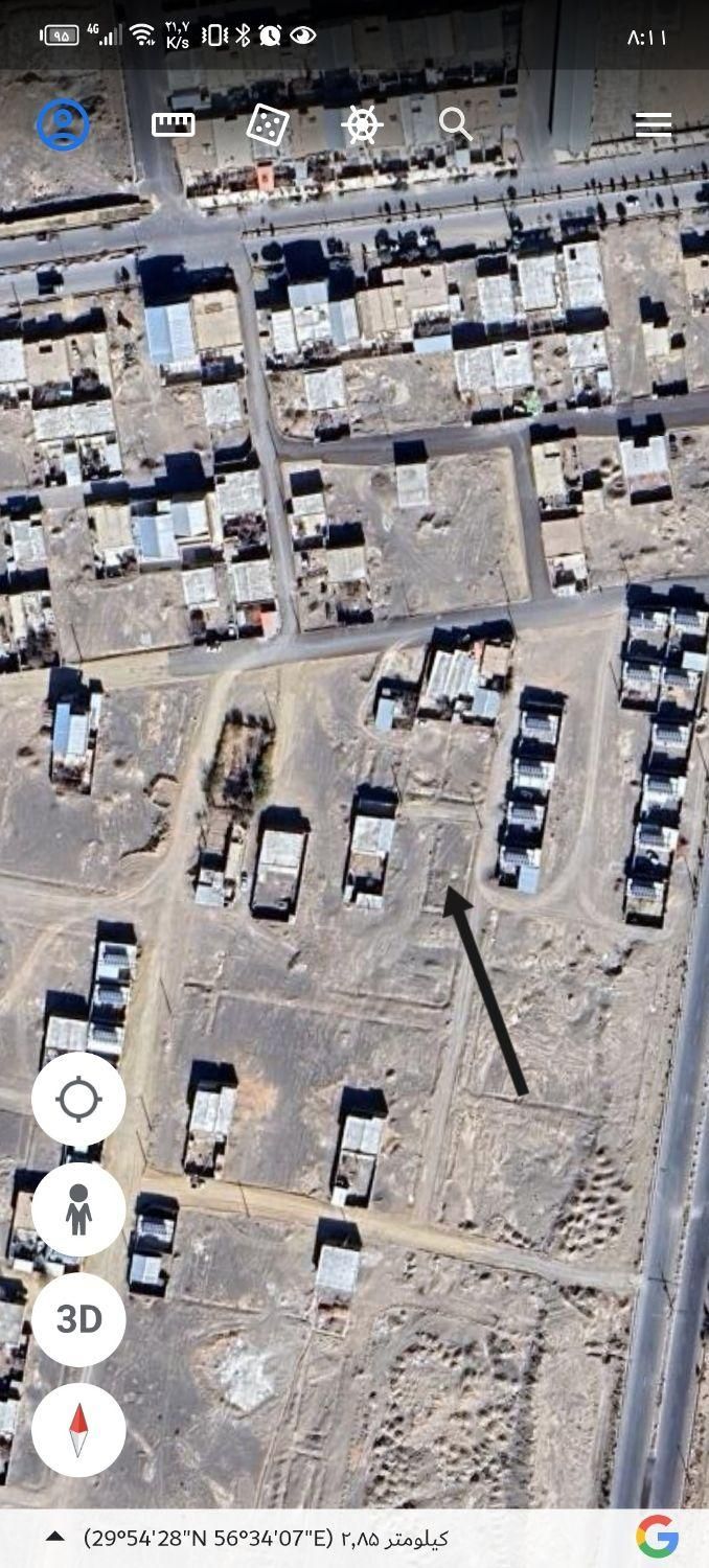 ۱۶ قصب زمین دونبش خیابان پاسداران بردسیر|فروش زمین و ملک کلنگی|بردسیر, |دیوار