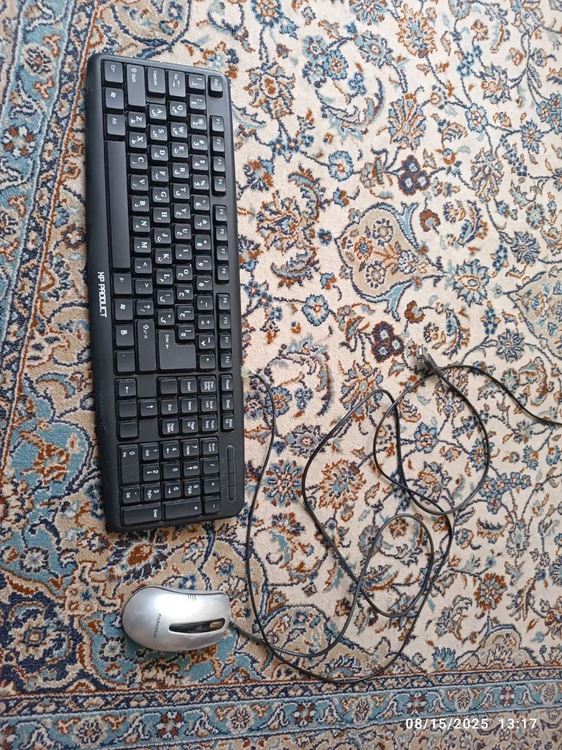 موس رایگان و کیبورد mouse keyboard|قطعات و لوازم جانبی رایانه|اصفهان, عقیق|دیوار