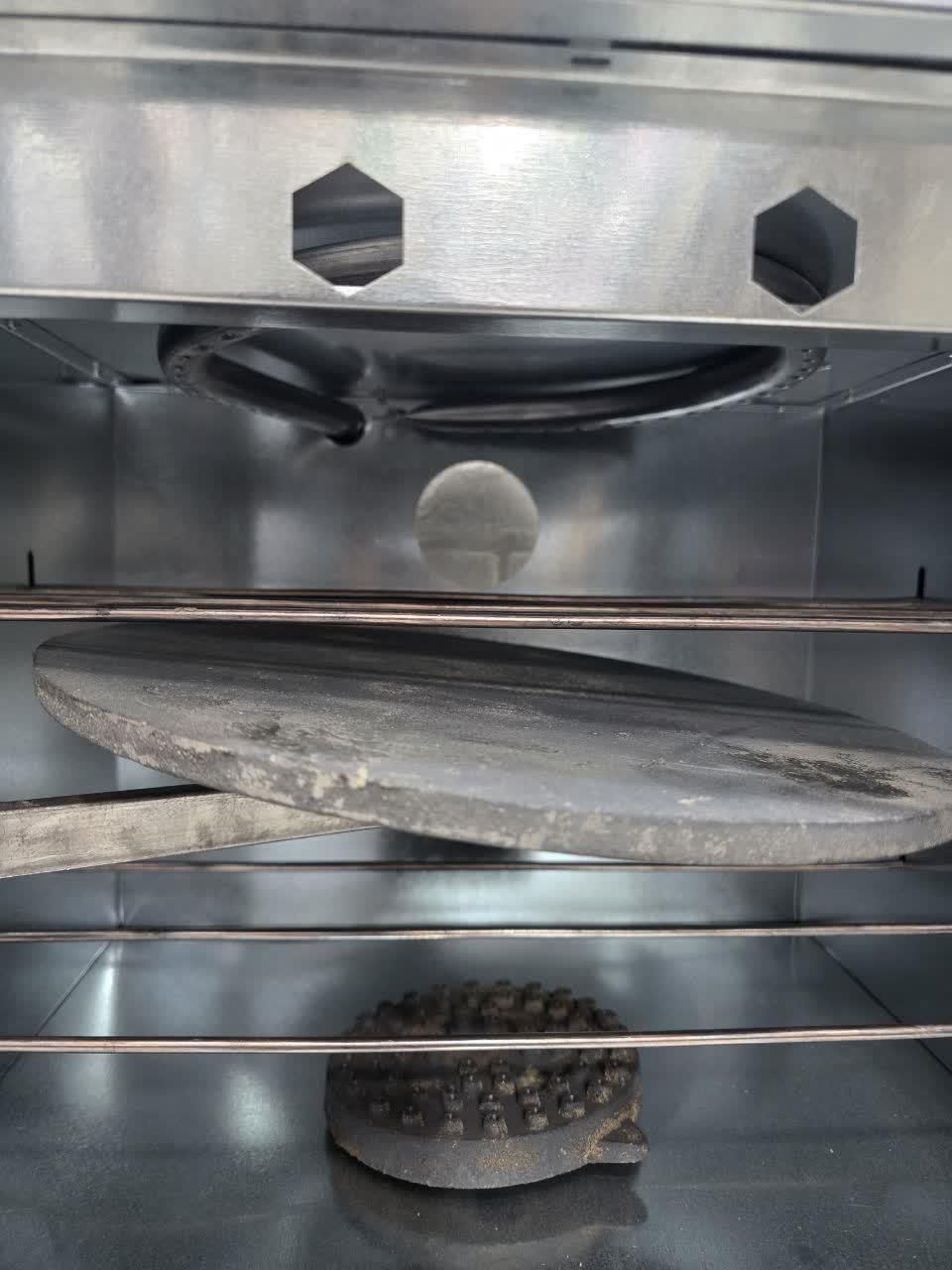 تنور گازی ساج دار شعله بالا پایین دور پشم شیشه|اجاق گاز و لوازم برقی پختوپز|قم, علی آباد سعدگان|دیوار