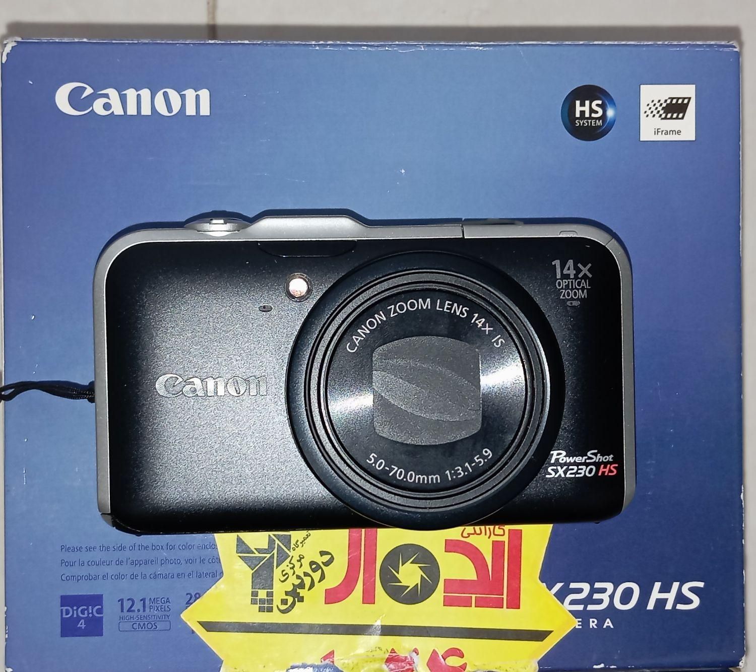 دوربین کانن عکاسی وفیلم ژاپنی SX230hs نو|دوربین عکاسی و فیلم‌برداری|اصفهان, کوی ولی عصر|دیوار