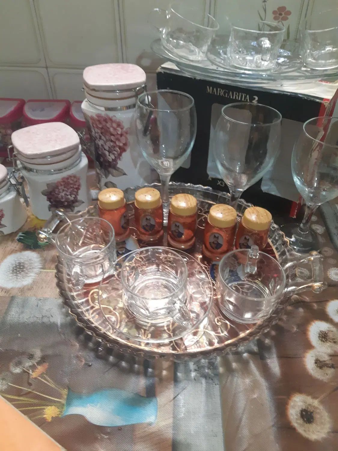 ارکوپال فنجان و جام شاه عباسی وظرف میوه خوری نو|ظروف سرو و پذیرایی|نیشابور, شهرک فرهنگیان|دیوار