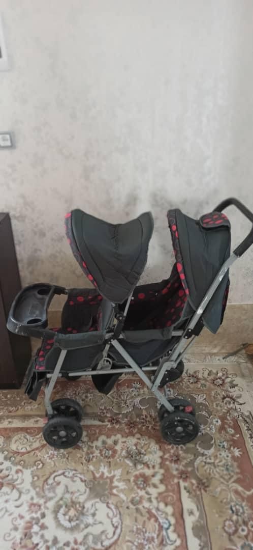 کالسکه دوقلو|کالسکه و لوازم جانبی|شیراز, مسلم|دیوار