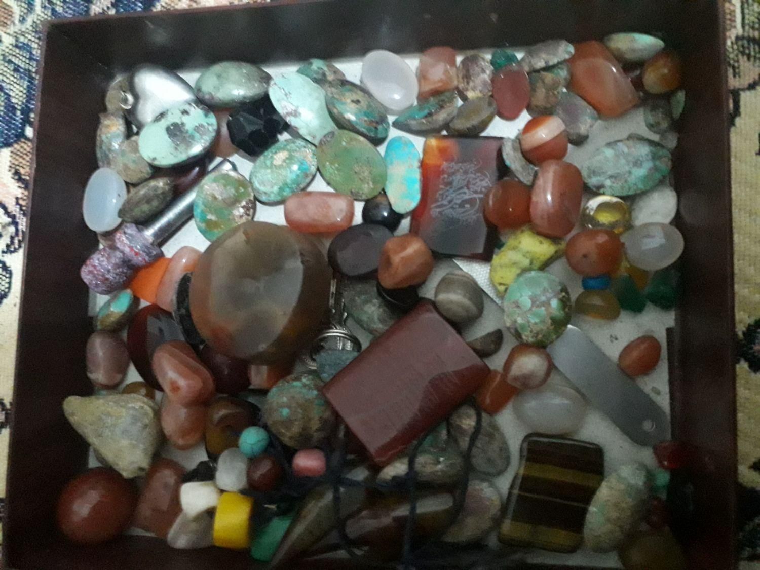 سنگ انگشتر معاوضه با انگشتر نقره|زیورآلات و اکسسوری|نسیمشهر, |دیوار