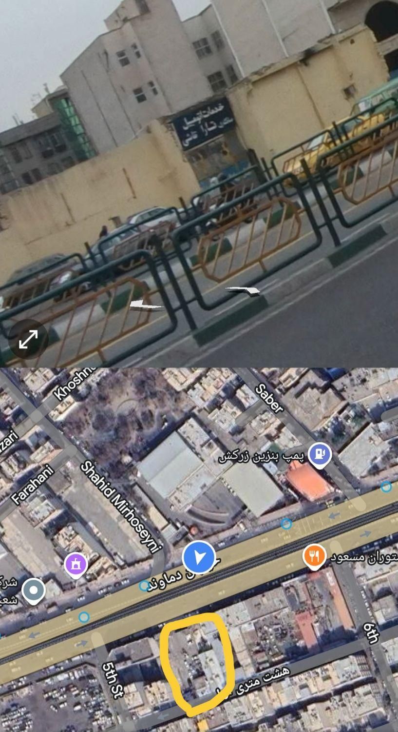 زمین بر خیابان دماوند متراژ ۸۷۶ متر فروش زیر قیمت|فروش زمین و ملک کلنگی|تهران, قاسم‌آباد|دیوار