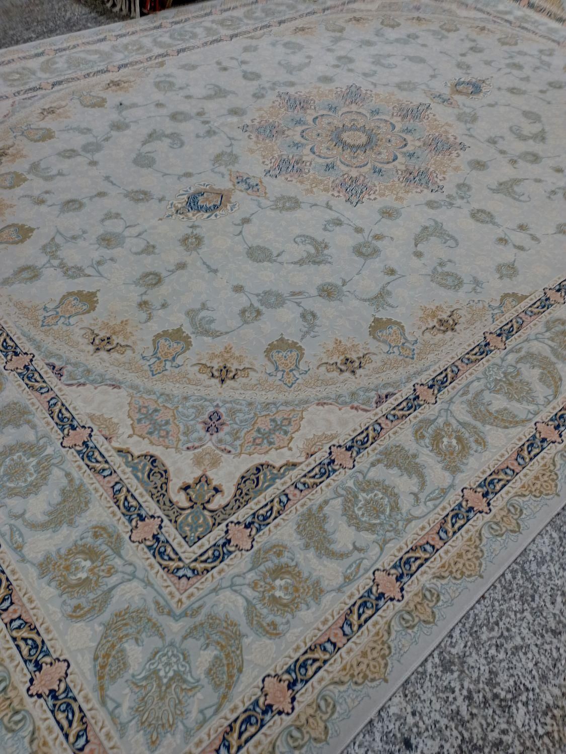 فرش 12 متری،1200شانه،نقش برجسته،در حد نو|فرش|تهران, مجیدیه|دیوار