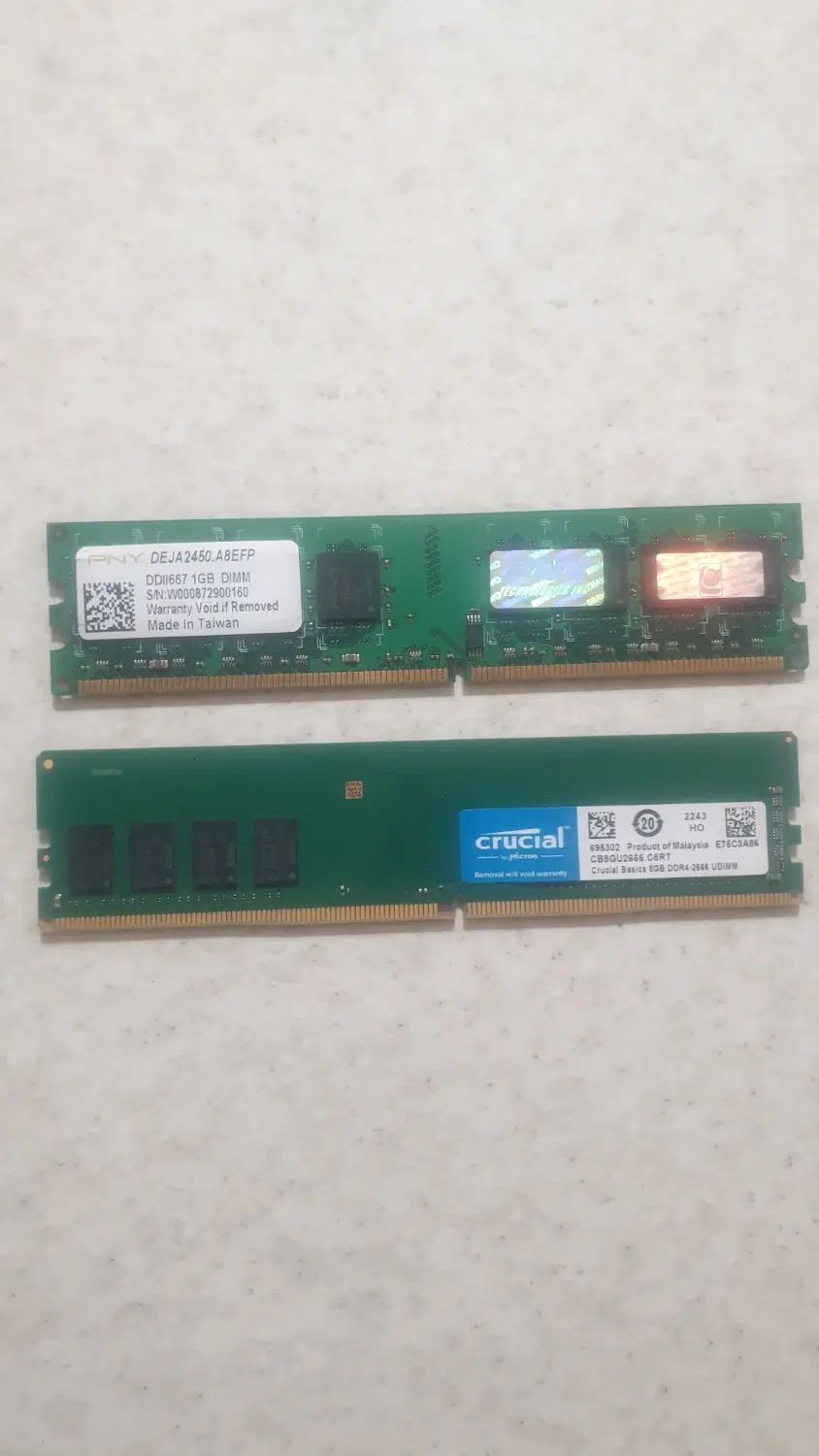 رم کامپیوترcrucial8G DDR4|قطعات و لوازم جانبی رایانه|مشهد, کوی المهدی|دیوار