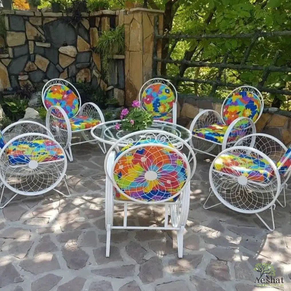 صندلی ویلایی/طرح گلبرگ سنگین /ست ۶ نفره|صندلی و نیمکت|نظرآباد, نظرآباد|دیوار