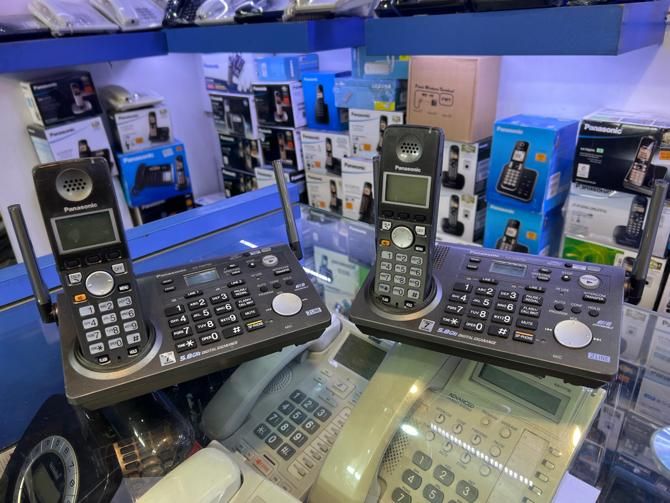 تلفن ۲ لاین پاناسونیک منشی دار در حد|تلفن رومیزی|اصفهان, خلجا|دیوار