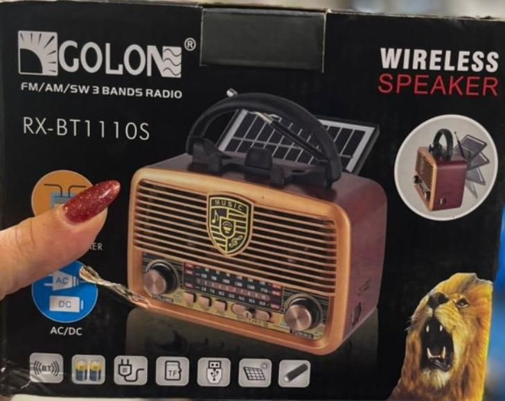 اسپیکر طرح رادیو برند Golon BT1110s|سیستم صوتی خانگی|اهواز, کوی باهنر|دیوار