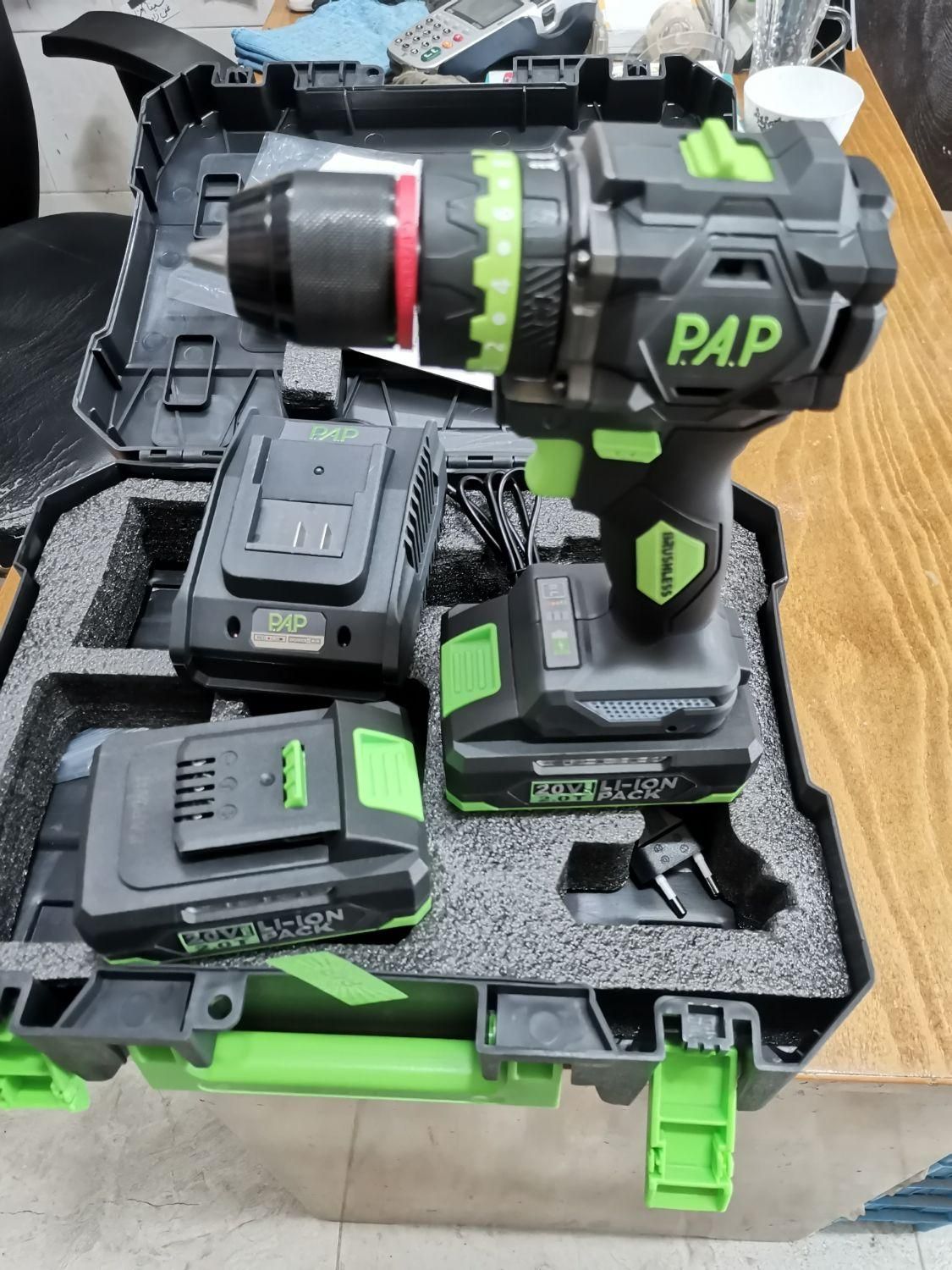 دریل شارژی براشلس PAP تمام صنعتی|ابزارآلات|سبزوار, باهنر|دیوار