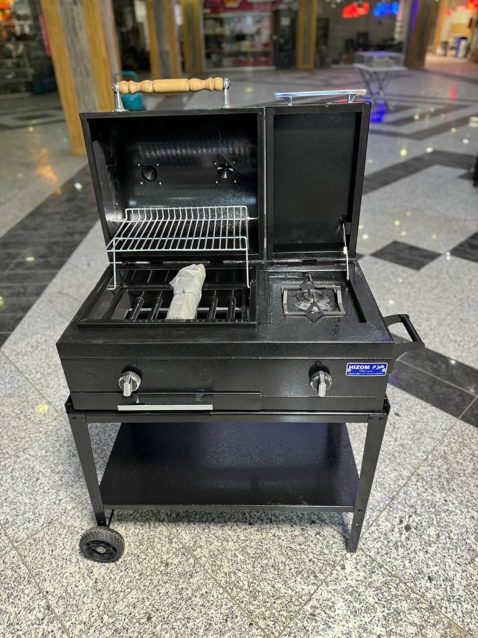 باربیکیو گازی ( کباب پز ) لعابی مدل L+80P|اجاق گاز و لوازم برقی پختوپز|تبریز, |دیوار