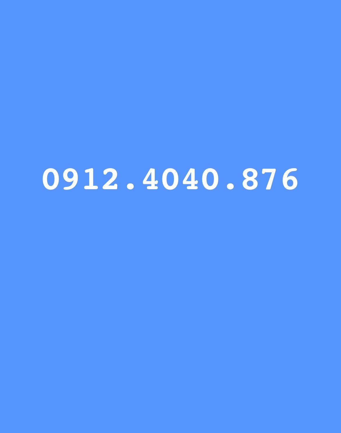 0912.4040.876|سیم‌کارت|تهران, شیخ هادی|دیوار