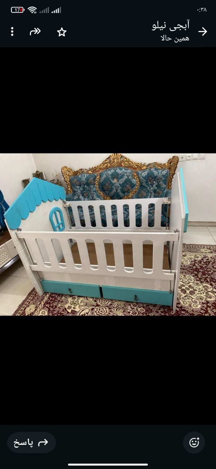 درحد نو همچی نو یدونه ریز زدگی دارع قیمت پایه|تخت و صندلی بچه|ری, |دیوار