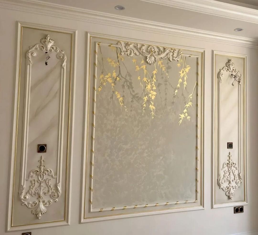 گچبری مدرن پیش ساخته پتینه کاری میکروسمنت ورق طلا|خدمات پیشه و مهارت|مشهد, وکیلآباد|دیوار