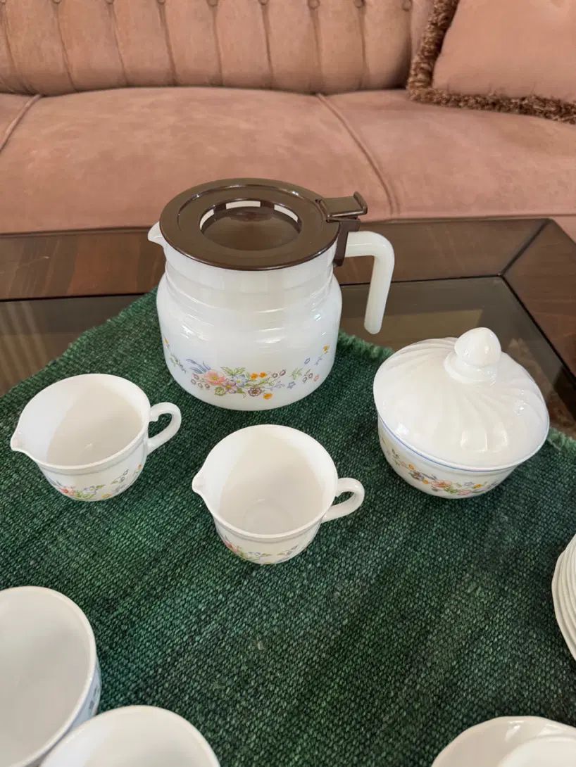 ست چایخوری (قهوه خوری) ویکتوریا آرکوپال اصل فرانسه|ظروف سرو و پذیرایی|تهران, سازمان برنامه جنوبی|دیوار