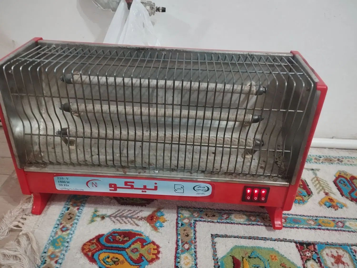 بخاری برقی|بخاری، هیتر، شومینه|رشت, پیرکلاچای|دیوار