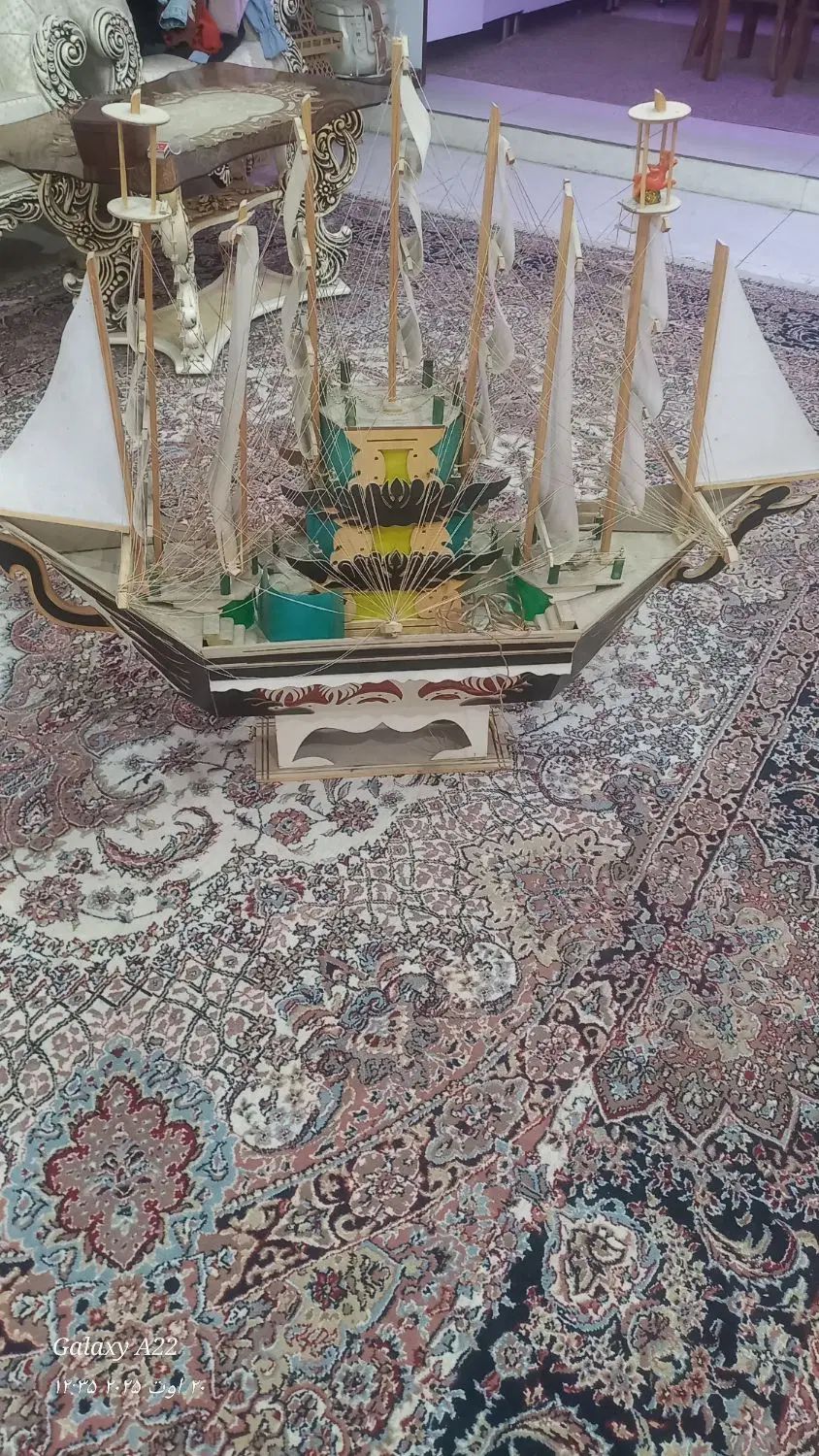 کشتی چوبی|مجسمه، تندیس، ماکت|مشهد, پورسینا|دیوار