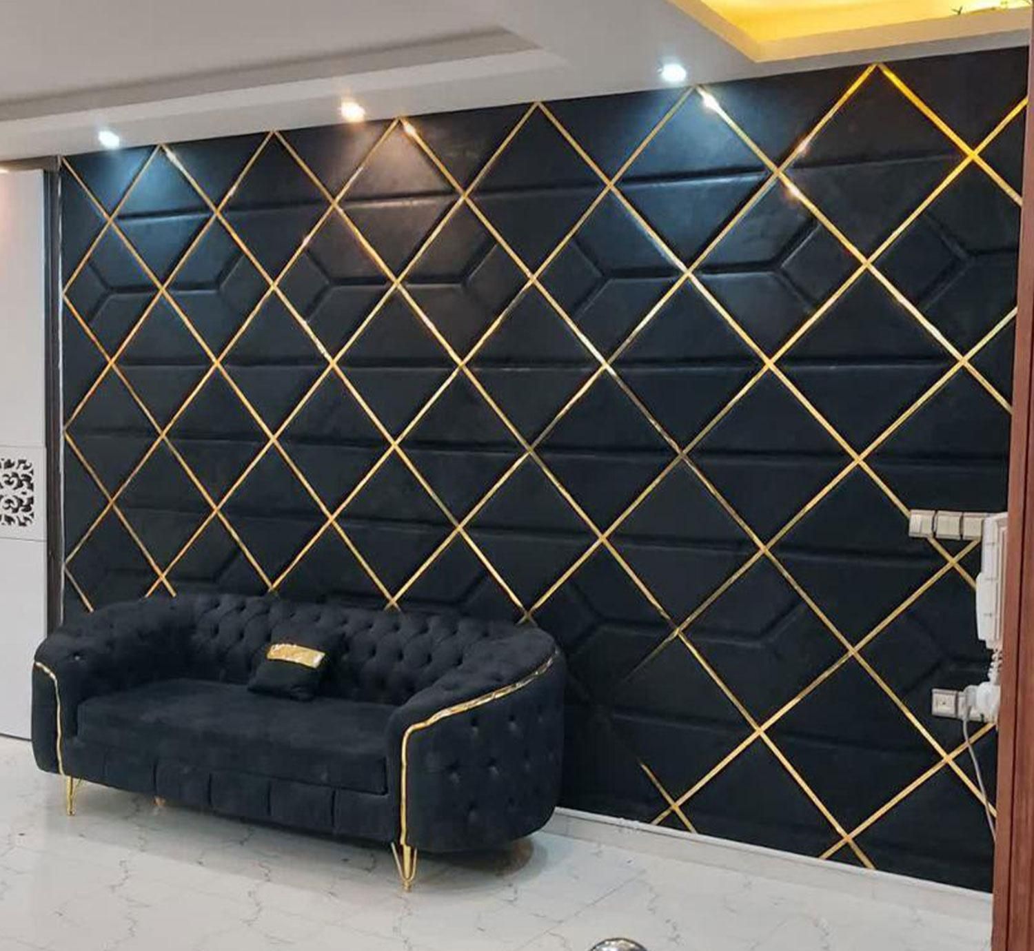 تایل لمسه مخمل پشت چسب دار|مصالح و تجهیزات ساختمان|اصفهان, محمودیه|دیوار