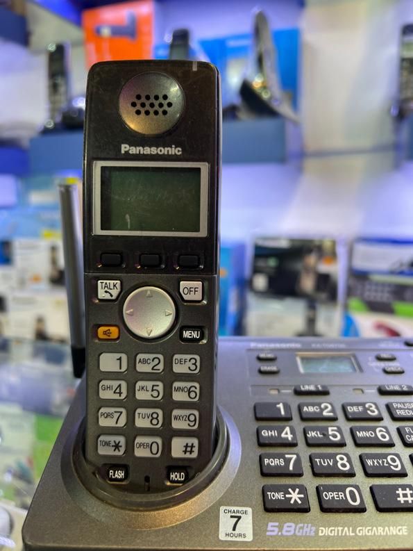 تلفن ۲ لاین پاناسونیک منشی دار در حد|تلفن رومیزی|اصفهان, خلجا|دیوار