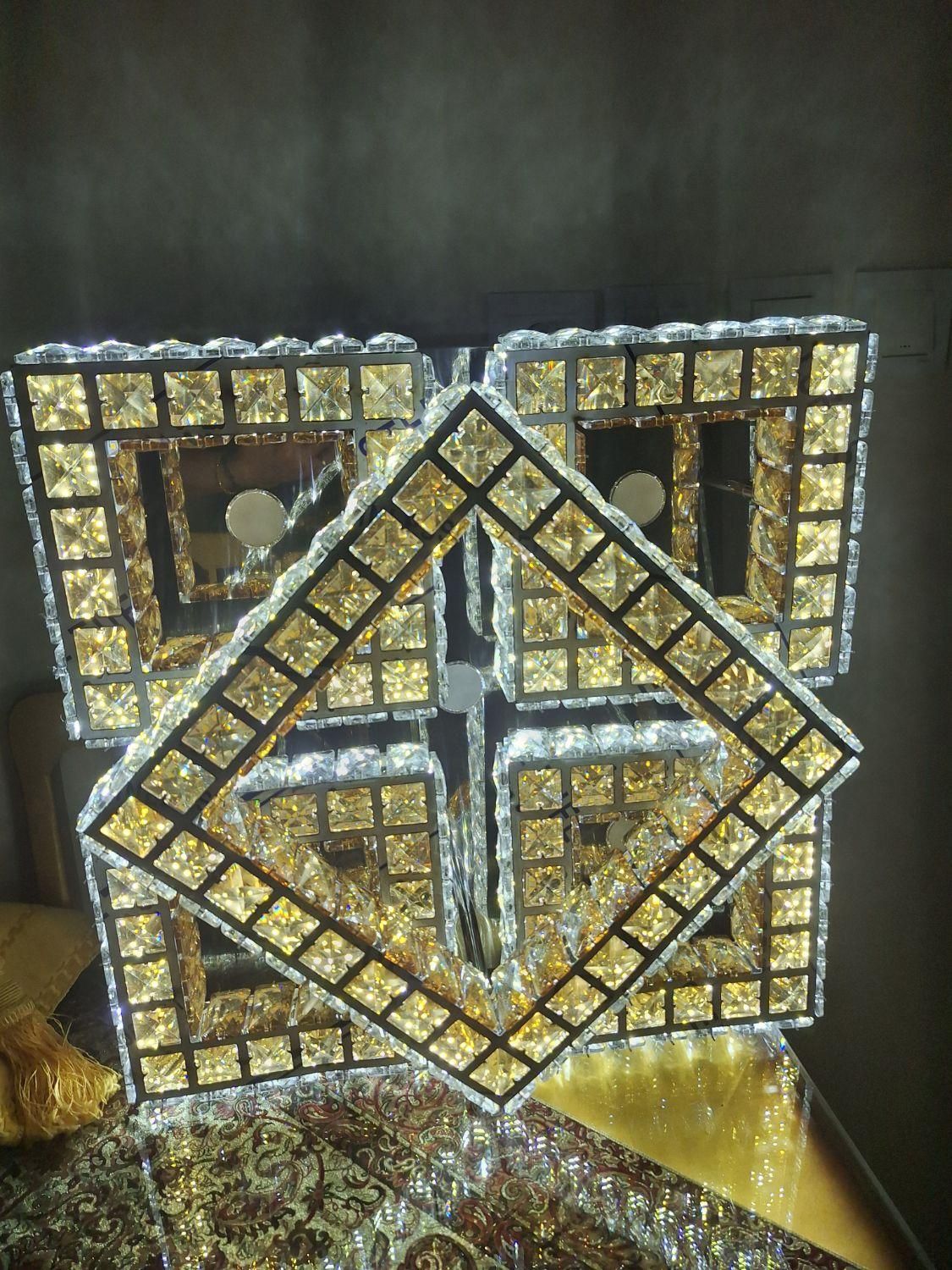 لوستر الماس کهکشانی سقفی مربع|لوستر و چراغ آویز|تهران, دانشگاه شریف|دیوار