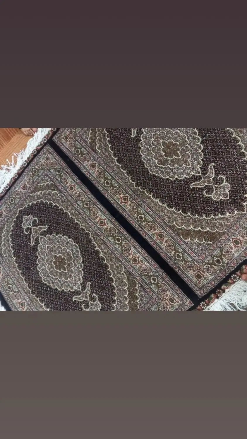گل ابریشم تازه  دار افتاده جفت زرینم یک در یک نیم|فرش|مرند, |دیوار