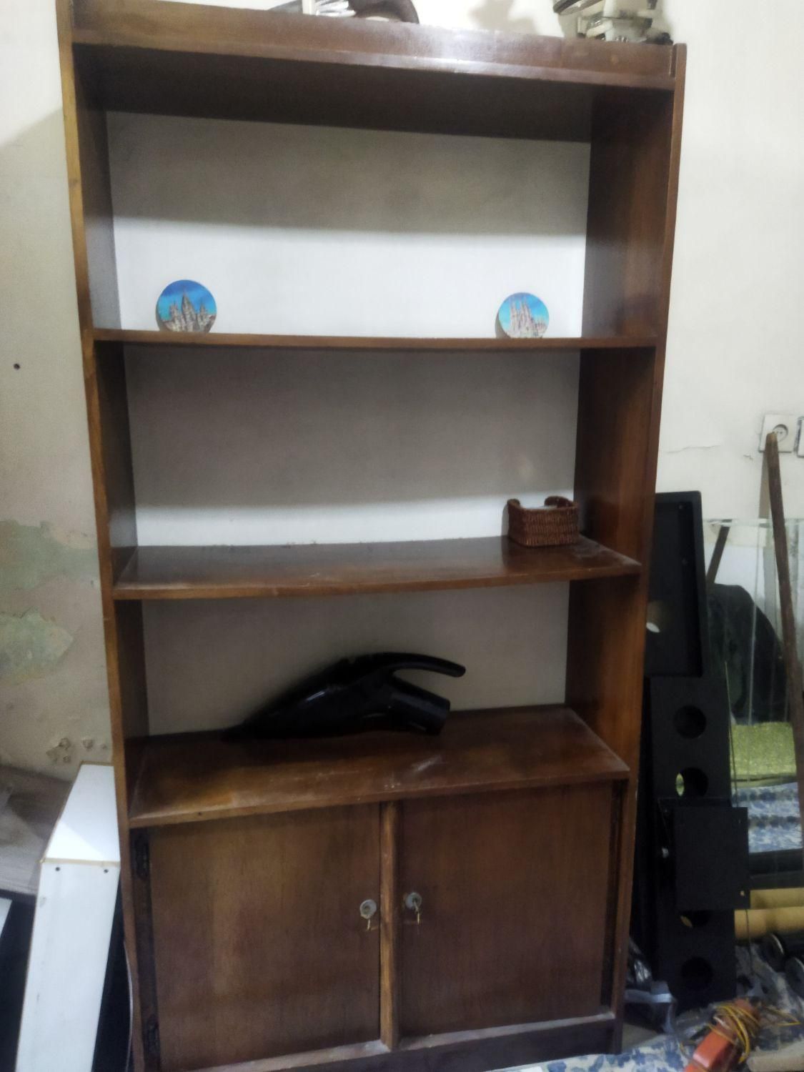 کتابخانه|کتابخانه، شلف، قفسه‌های دیواری|تهران, استاد معین|دیوار