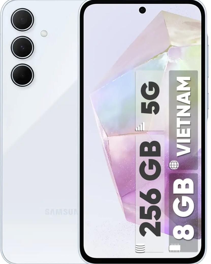 سامسونگ Galaxy A35 با حافظهٔ ۲۵۶ گیگابایت اداپتور|موبایل|تهران, خاک سفید|دیوار