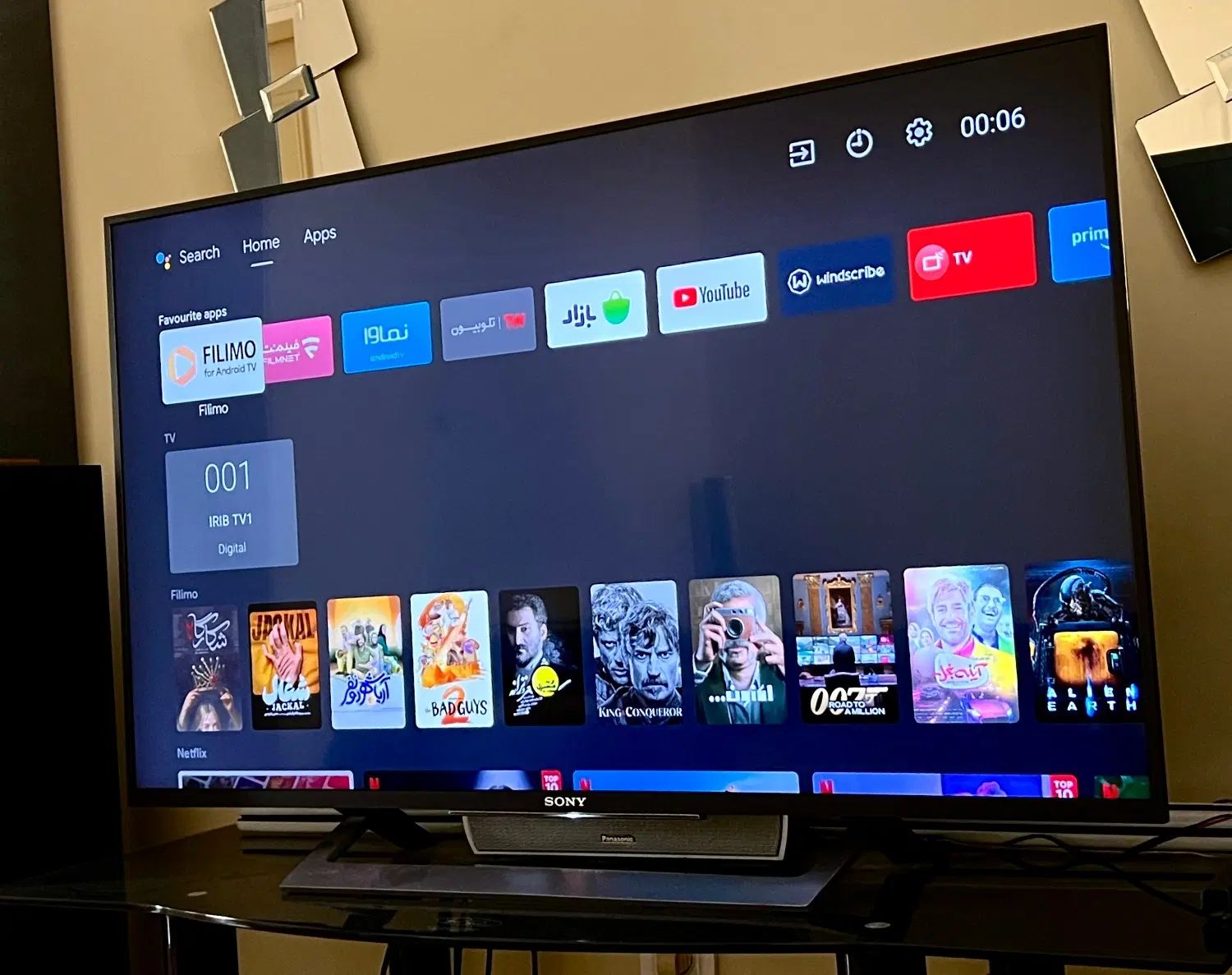 تلوزیون سونی ۴۳ اینچ 4K LED|تلویزیون و پروژکتور|تهران, سازمان برنامه جنوبی|دیوار