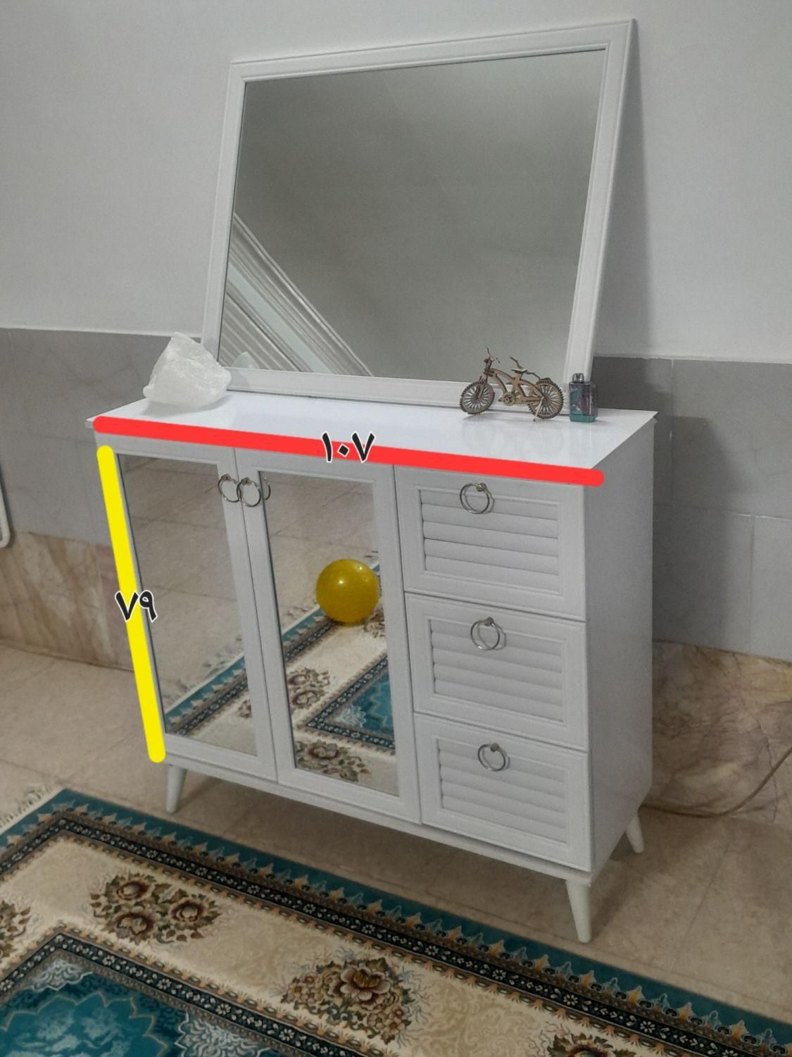 آینه ، کنسول|بوفه، ویترین، کنسول|مشهد, رباط طرق|دیوار