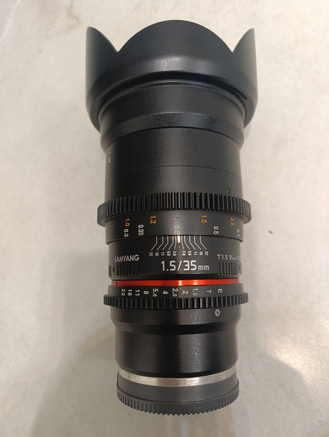 لنز 35mm سامیانگ آف 1.5 مانت سونی E|دوربین عکاسی و فیلم‌برداری|تهران, اقدسیه|دیوار