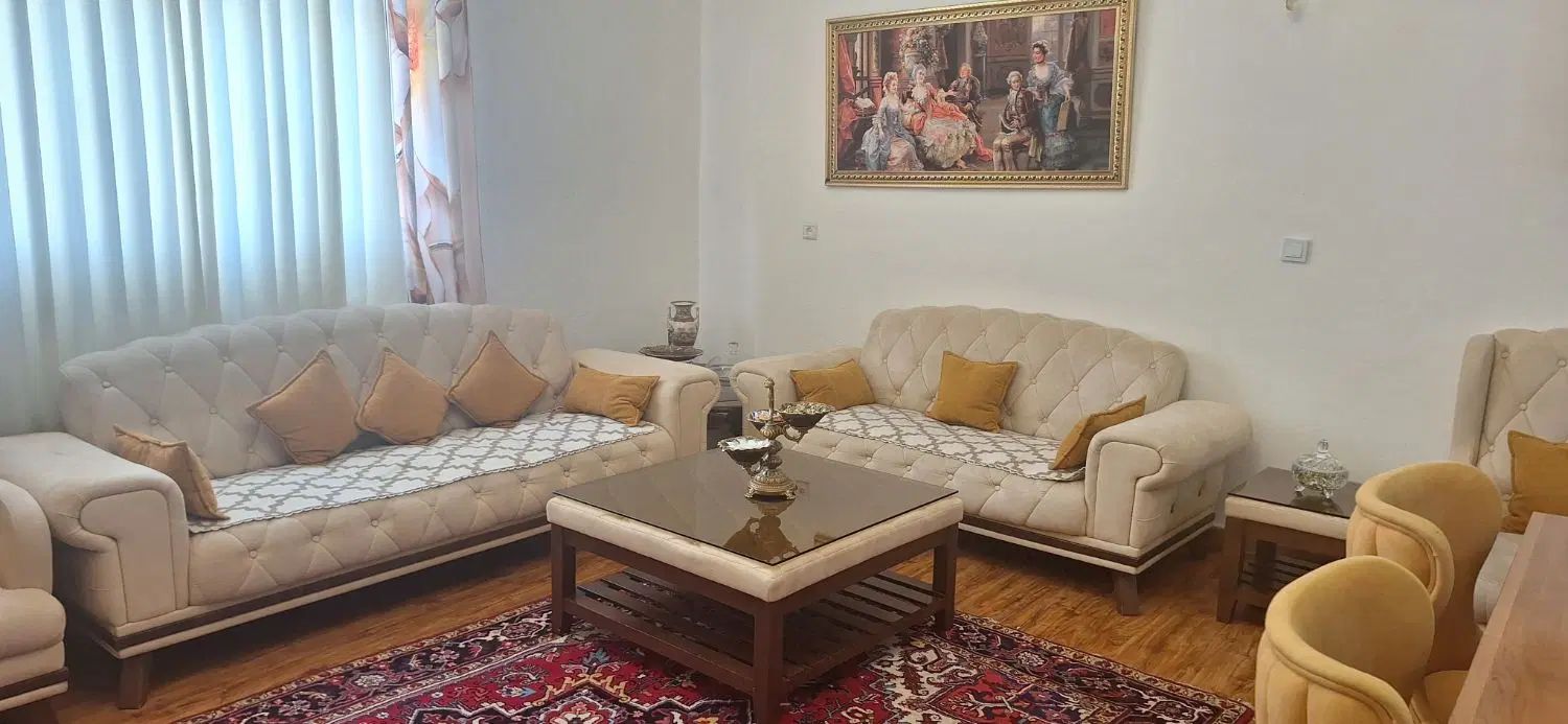مبلمان ۷ نفره چستر همراه با میز ناهار خوری ۶ نفره|مبلمان خانگی و میز عسلی|کیش, |دیوار
