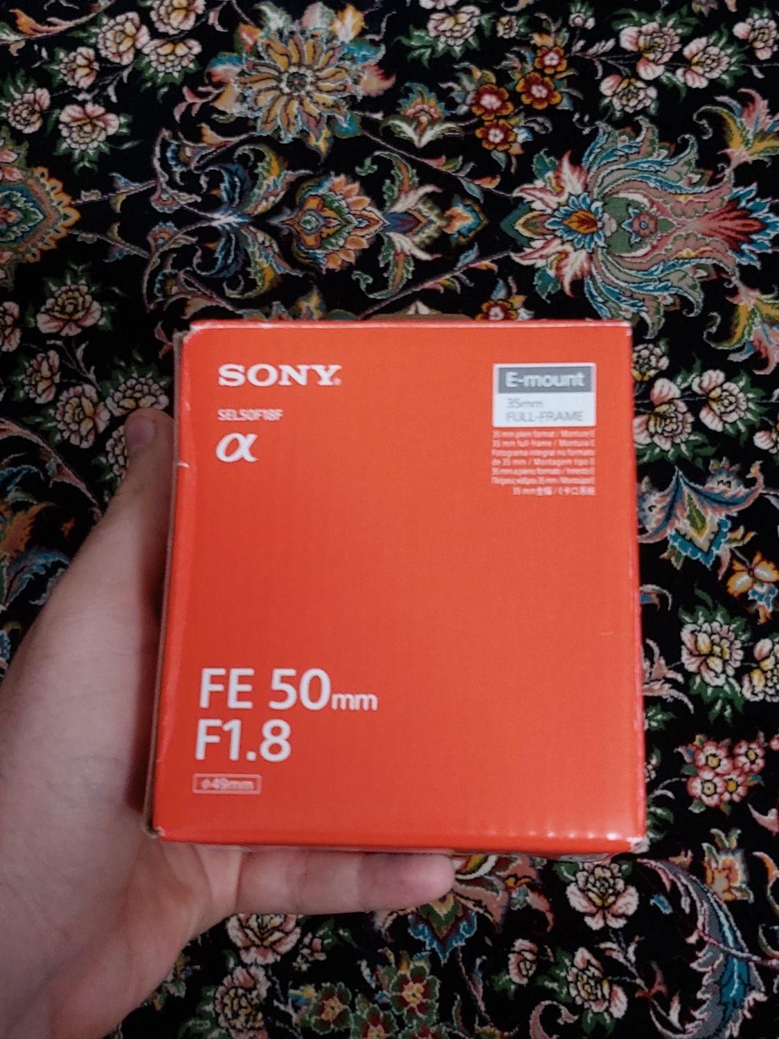 لنز ۵۰ میلی‌متر سونی sony|دوربین عکاسی و فیلم‌برداری|قم, نیروگاه|دیوار