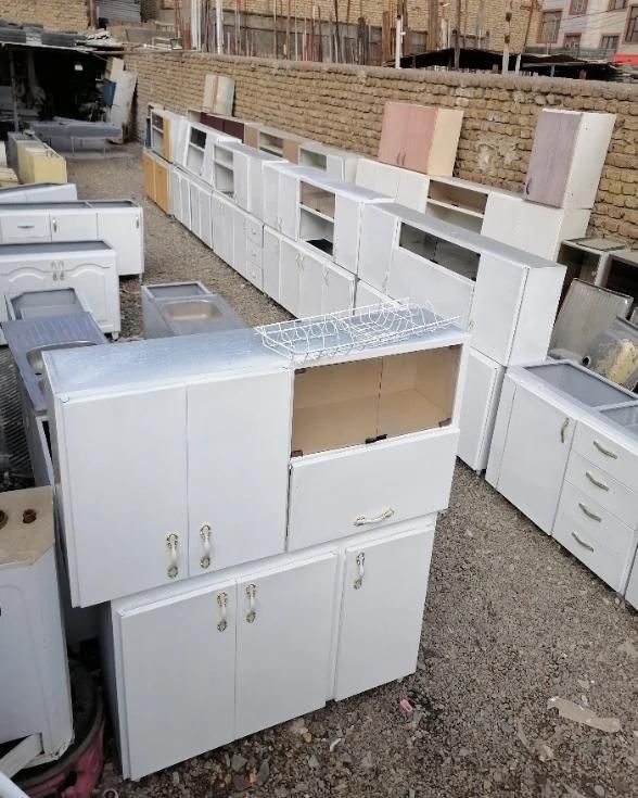 کابینت فلزی دسته دوم آشپزخانه ((خرید و فروش))|مصالح و تجهیزات ساختمان|مشهد, نظام دوست|دیوار