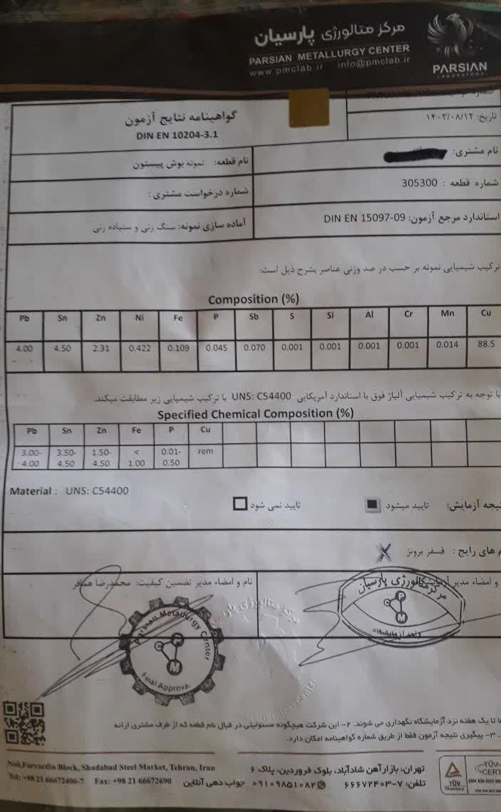 بوش فسفر برنز آلمانی|عمده‌فروشی|تهران, هروی|دیوار