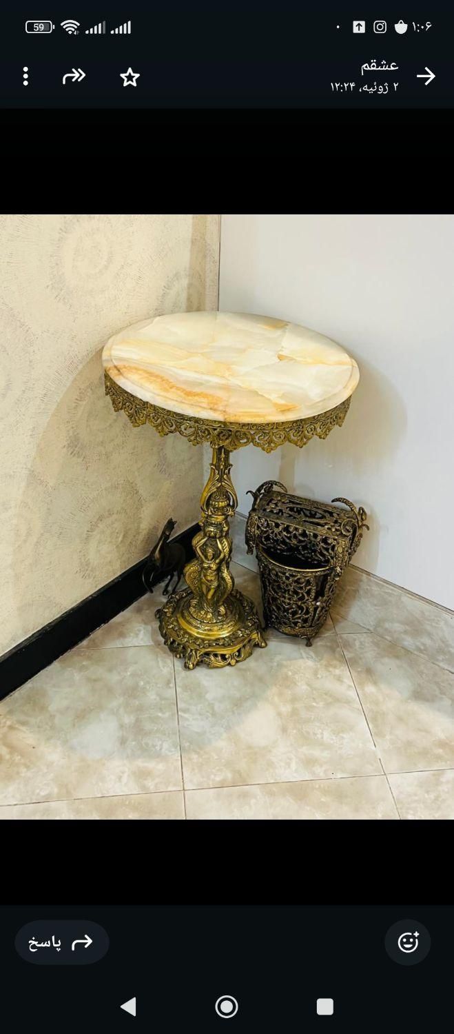 یک عدد لوستر و سطل اشغال جای دستمال کاغذی میز خاطر|لوستر و چراغ آویز|اسلام‌شهر, باغ فیض|دیوار
