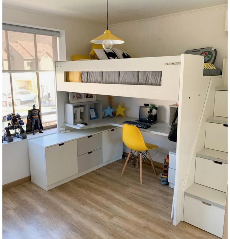 تخت دوطبقه ولی یکنفره ۳۴۵۶۷|تخت و سرویس خواب|برخوار, |دیوار