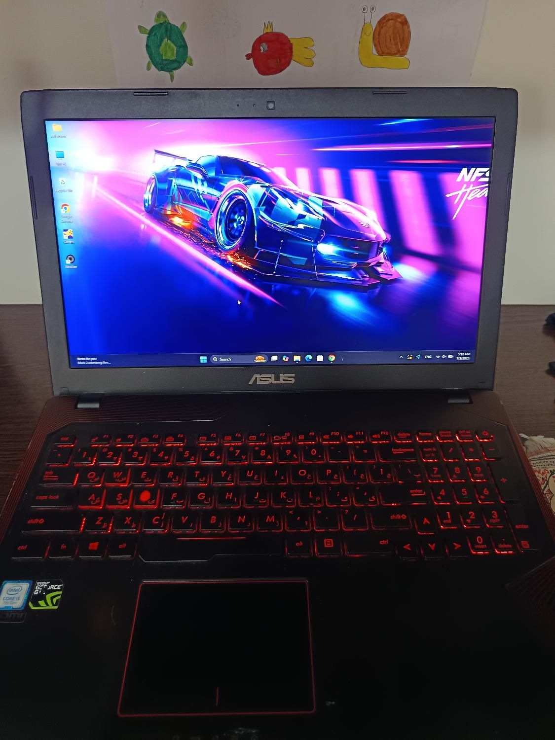 لپتاپ گیمینگ Asus|رایانه همراه|رودهن, |دیوار
