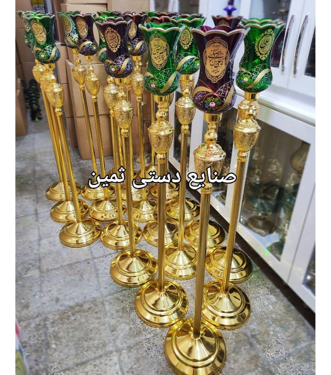تولیدی کنارمنبری لاله مذهبی پایه بلندفورتیک آنتیک|صنایع دستی و سایر لوازم تزئینی|تهران, شوش|دیوار