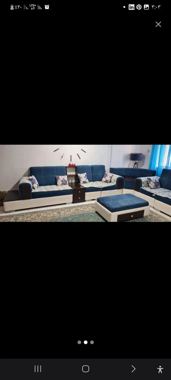 مبل راحتی ال ۸ نفره|مبلمان خانگی و میز عسلی|کرمانشاه, |دیوار