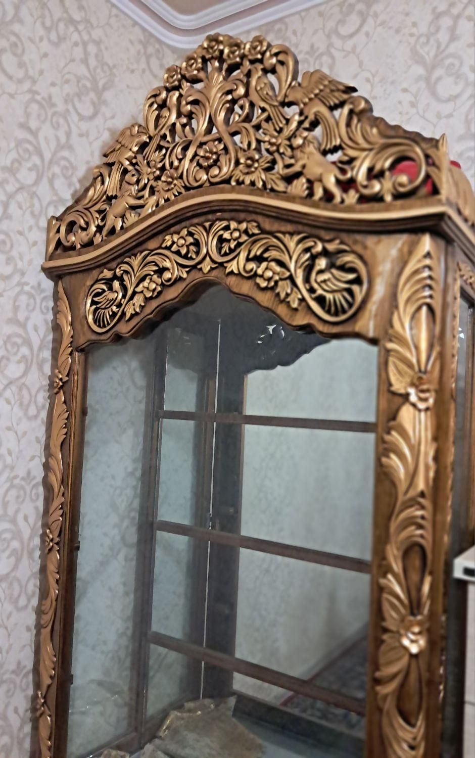 بوفه تمام چوب|بوفه، ویترین، کنسول|تبریز, |دیوار