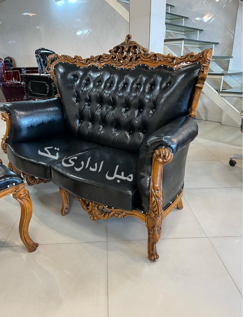 مبلمان کلاسیک اداری٪نیمست سلطنتی مدل شاهی خم|دفتر کار|چهاردانگه (تهران), |دیوار