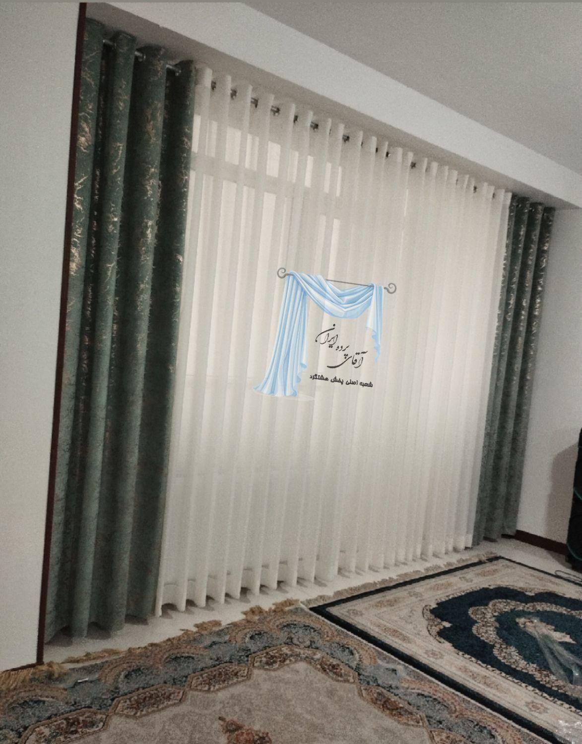 پرده هانیکوم|پرده، رانر، رومیزی|هشتگرد, شهرک ولیعصر (مصلی)|دیوار