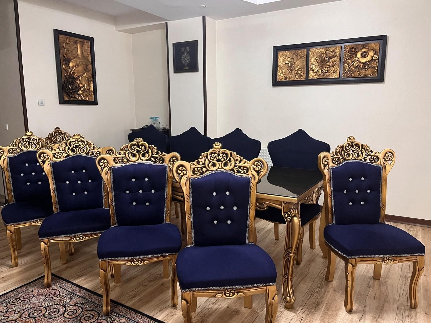 مبلمان سلطنتی با میز ناهارخوری|مبلمان خانگی و میز عسلی|فردیس, |دیوار